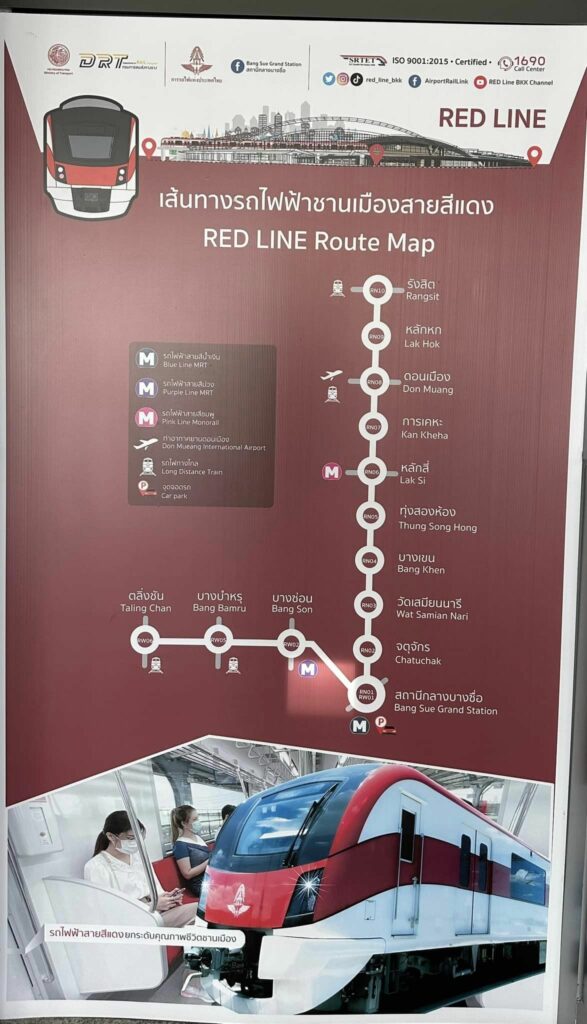 เส้นทางรถไฟฟ้าสายสีแดง